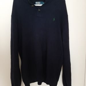 Polo by Ralph Lauren large blue knitted jumper